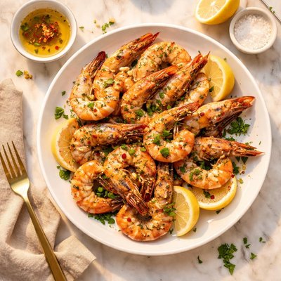 Marinated prawns