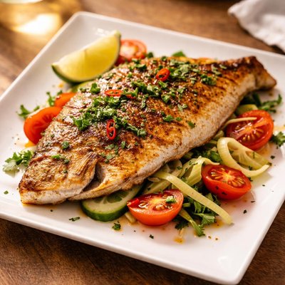 Marinated snapper