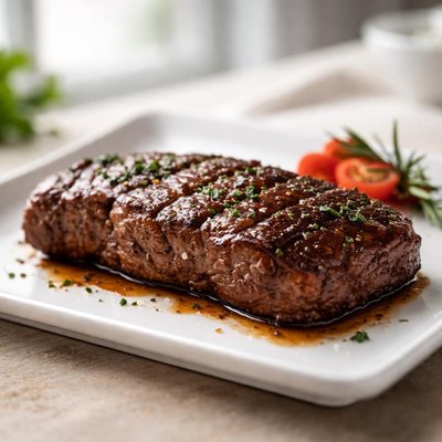 Marinated steak