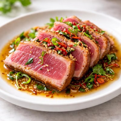 Marinated tuna