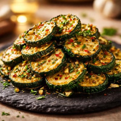 Marinated zucchini