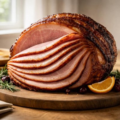 Marketside bone in spiral brown sugar ham