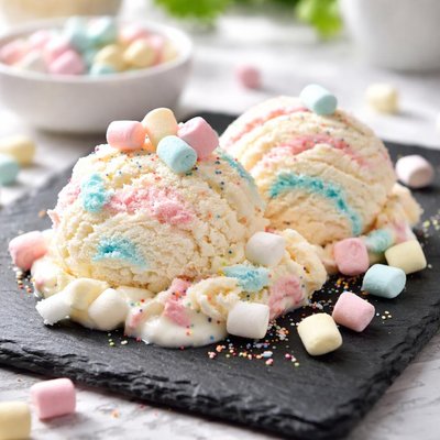 Marshmellow ice cream