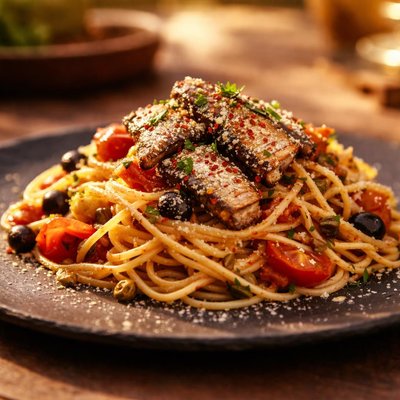 Mary grace sardine pasta