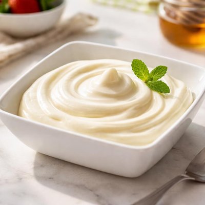 Mascarpone cheese glaze