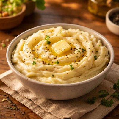 Mashed potatoes one bowl