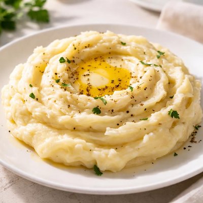 Mashed potatoes with butter