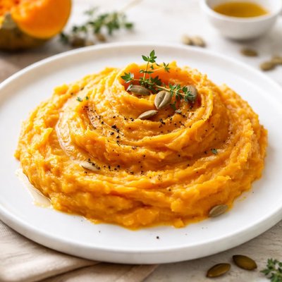 Mashed pumpkin