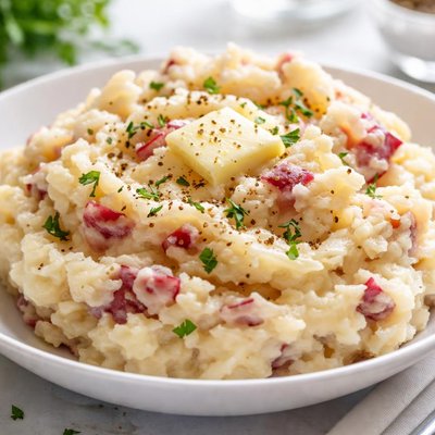 Mashed red potatoes