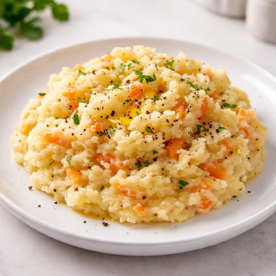 Mashed root vegetable