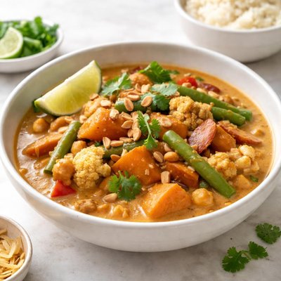 Massaman vegetable curry
