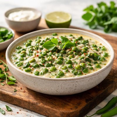 Matar methi malai