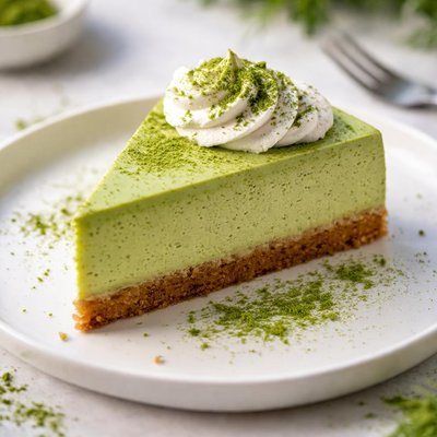 Matcha cheesecake
