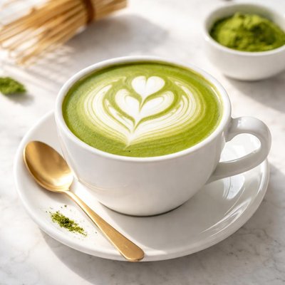 Matcha green tea latte