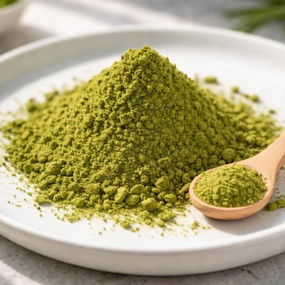 Matcha green tea powder
