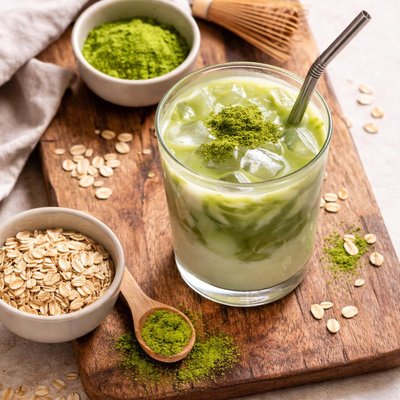 Matcha oatmilk