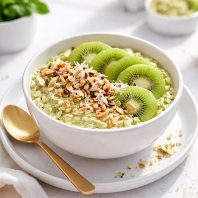Matcha overnight oats