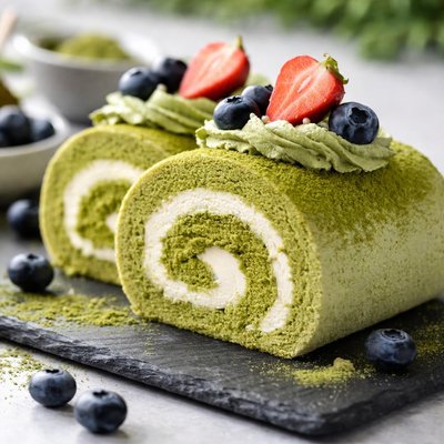 Matcha roll