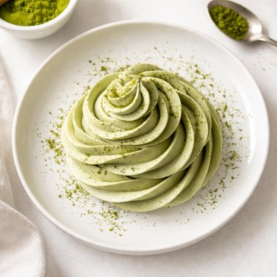 Matcha whipped cream