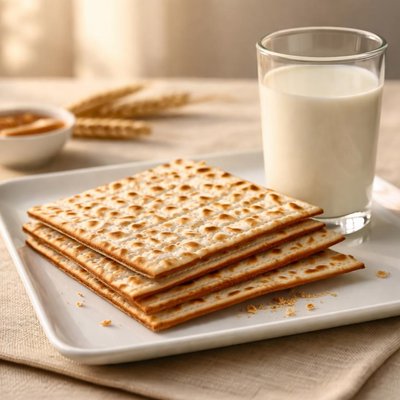 Matza with milk