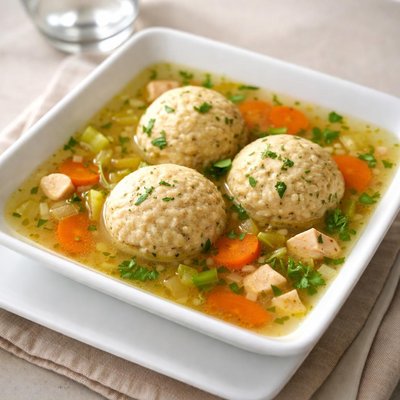 Matzoh ball soup