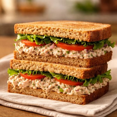 Sándwich de atún y mayonesa