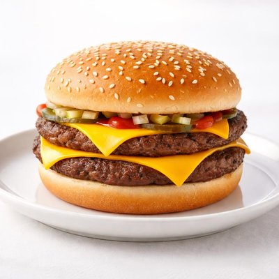 Mc donald double cheeseburger