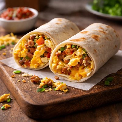 Mc donalds breakfast burito