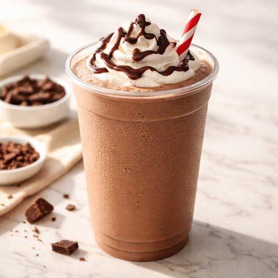 Mc donalds chocolate shake large