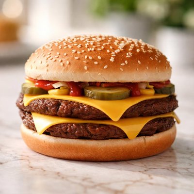 McDonalds Doppel-Cheeseburger
