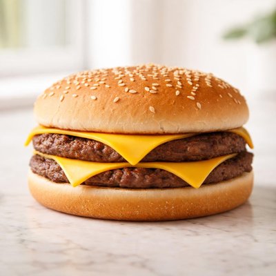 Mc double plain mcdonalds