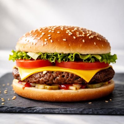 麦当劳芝士汉堡