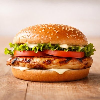 Mcdonald grilled chicken burger