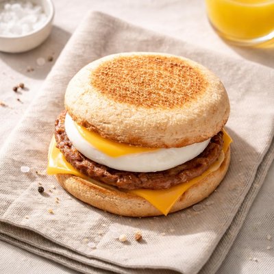 Mcdonald sausage mcmuffin