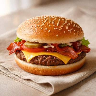 Mcdonalds beef burger