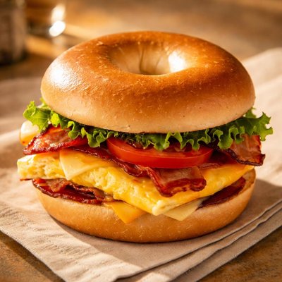 McDonald's BLT e uovo bagel