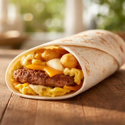 Mcdonalds breakfast sausage wrap