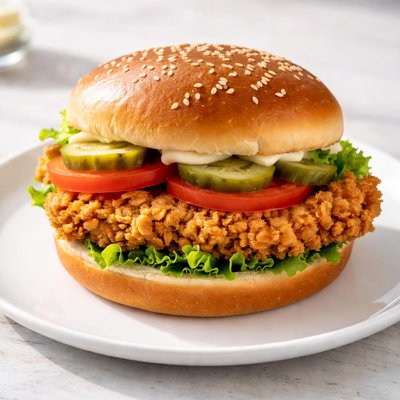 Mcdonalds buttermilk chicken burger