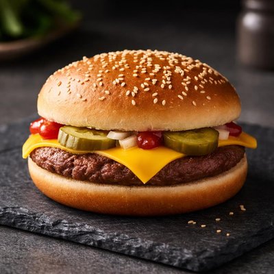 麦当劳芝士汉堡