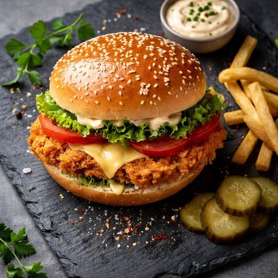 Mcdonalds chicken burger