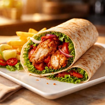 Mcdonalds crispy chicken chilli wrap