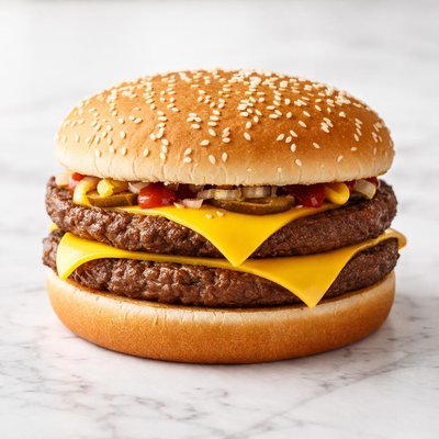 Mcdonalds double cheese burger