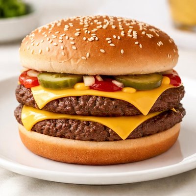 Mcdonalds double cheeseburger