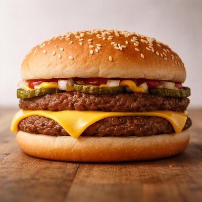 Mcdonalds double hamburger