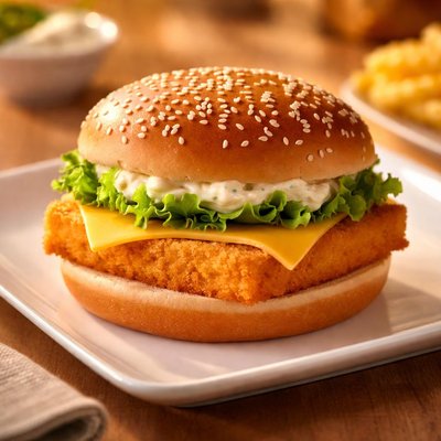 Mcdonalds fish burger