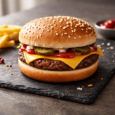Mcdonalds hamburger