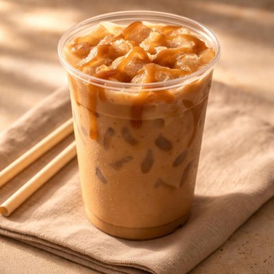 Mcdonalds medium caramel iced coffee