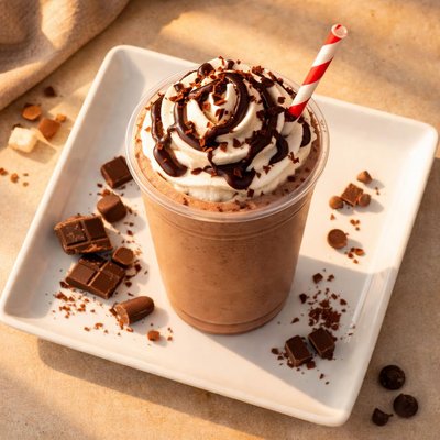 Mcdonalds medium chocolate shake