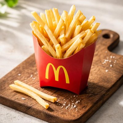 Mcdonalds medium fries no salt