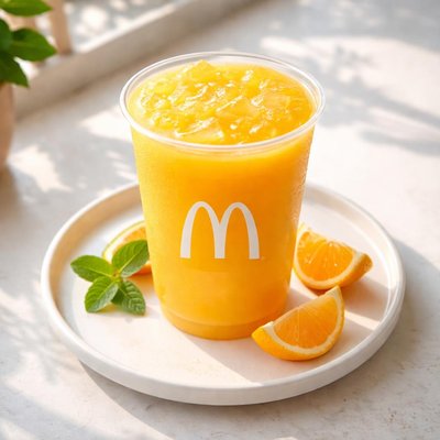 Mcdonalds medium orange juice